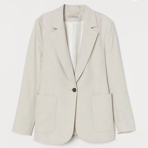 NWT H&M straight-cut blazer